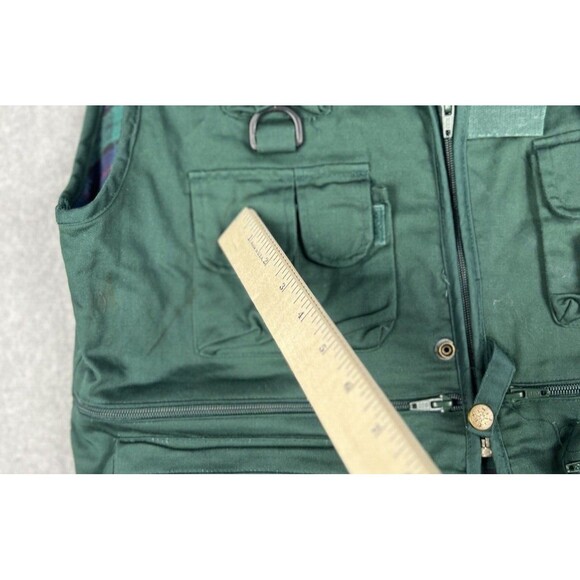 Rio Bravo Vest Hunter Green Reversible Cargo Tactical Utility Fishing Outdoorsy - Picture 15 of 16